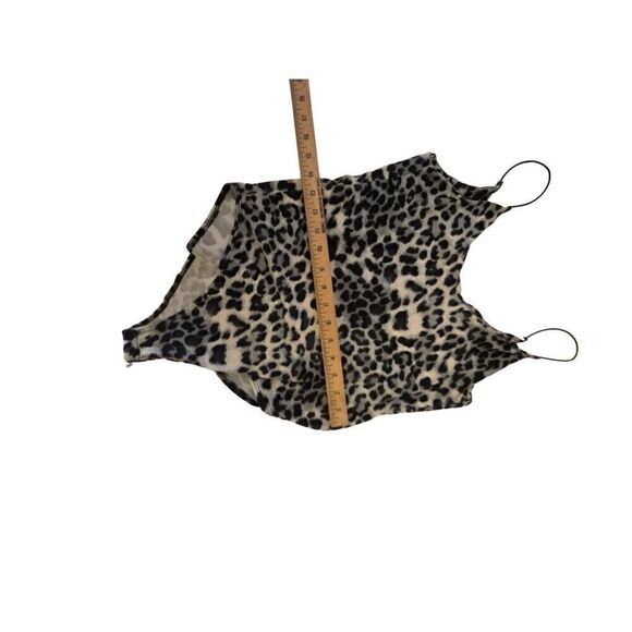 Gaze Leopard print Body suit size medium - Picture 7 of 14
